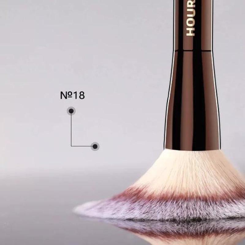 HOURGLASS Veil & Vanish Double-Ended Brush Set - Perfect Powder & Concealer Duo (2 Pcs)