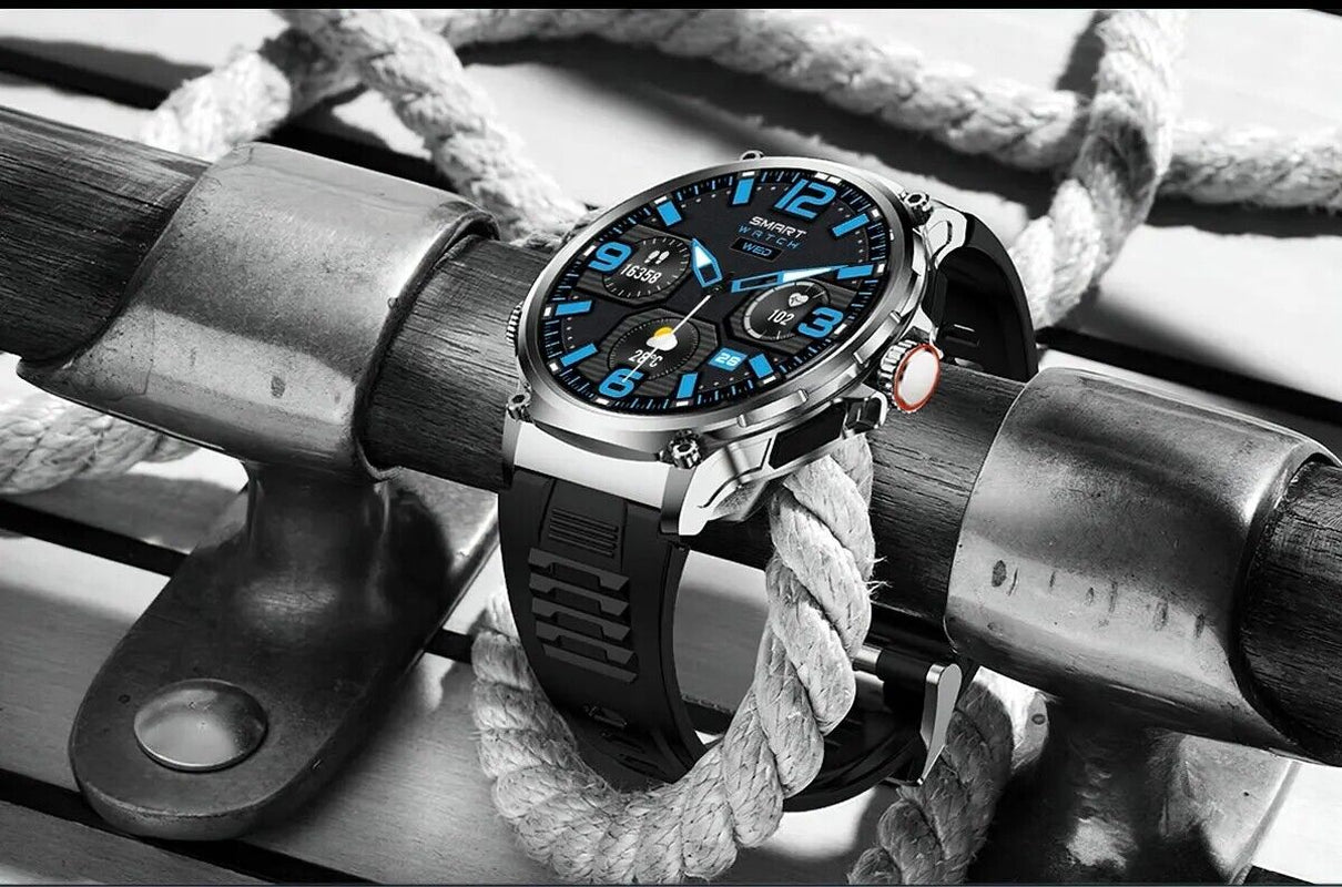 1.85-Inch Ultra HD Smartwatch with GPS, Bluetooth Calling, and Health Monitoring - Ideal Gift for Fitness Enthusiasts