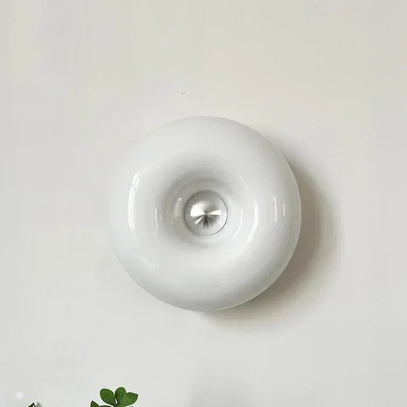 Nordic Modern Donut Wall Lamp Bauhaus Retro Living Room TV Wall Lamp Bedroom Bedside Lamp Atmosphere Wall Light Atmosphere Decor