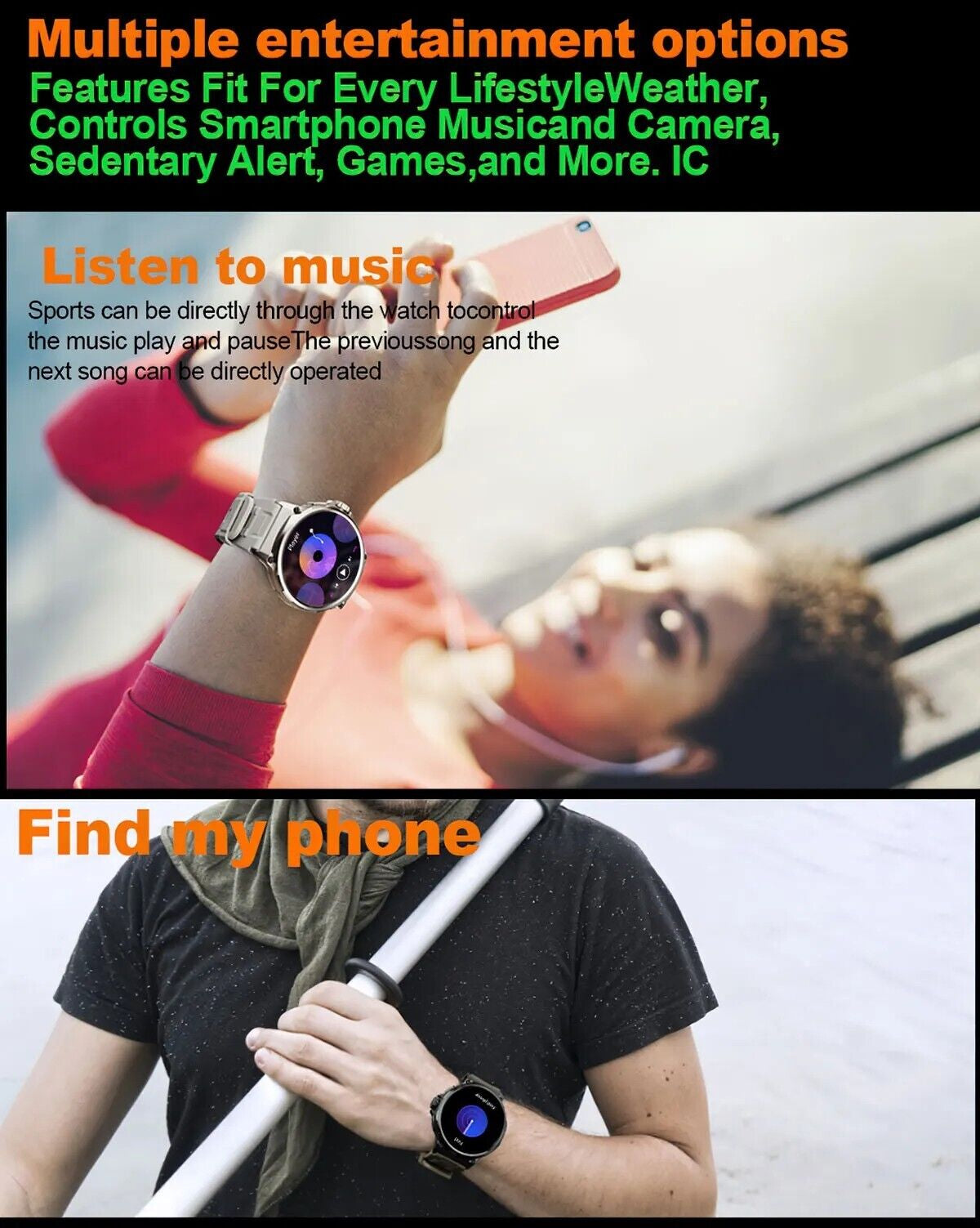 1.85-Inch Ultra HD Smartwatch with GPS, Bluetooth Calling, and Health Monitoring - Ideal Gift for Fitness Enthusiasts