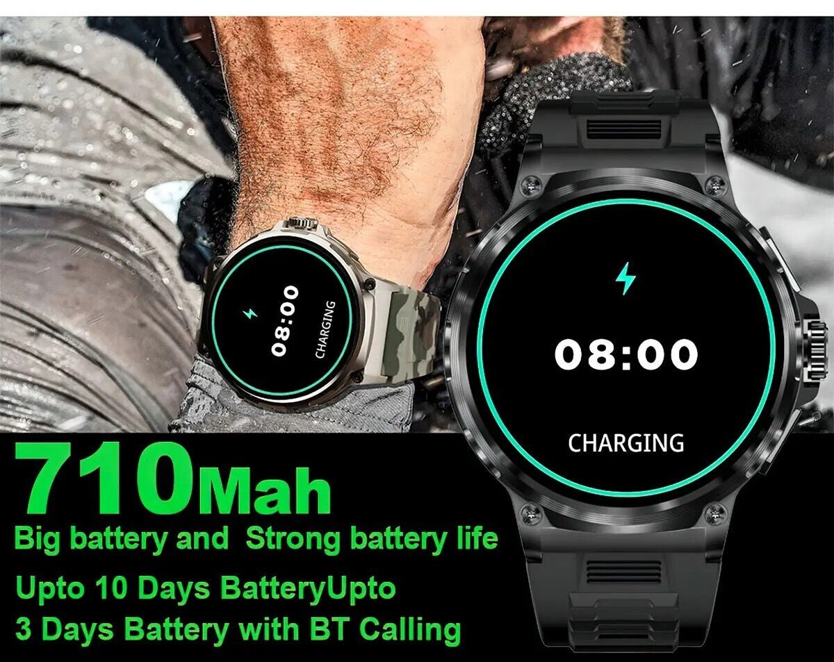 1.85-Inch Ultra HD Smartwatch with GPS, Bluetooth Calling, and Health Monitoring - Ideal Gift for Fitness Enthusiasts