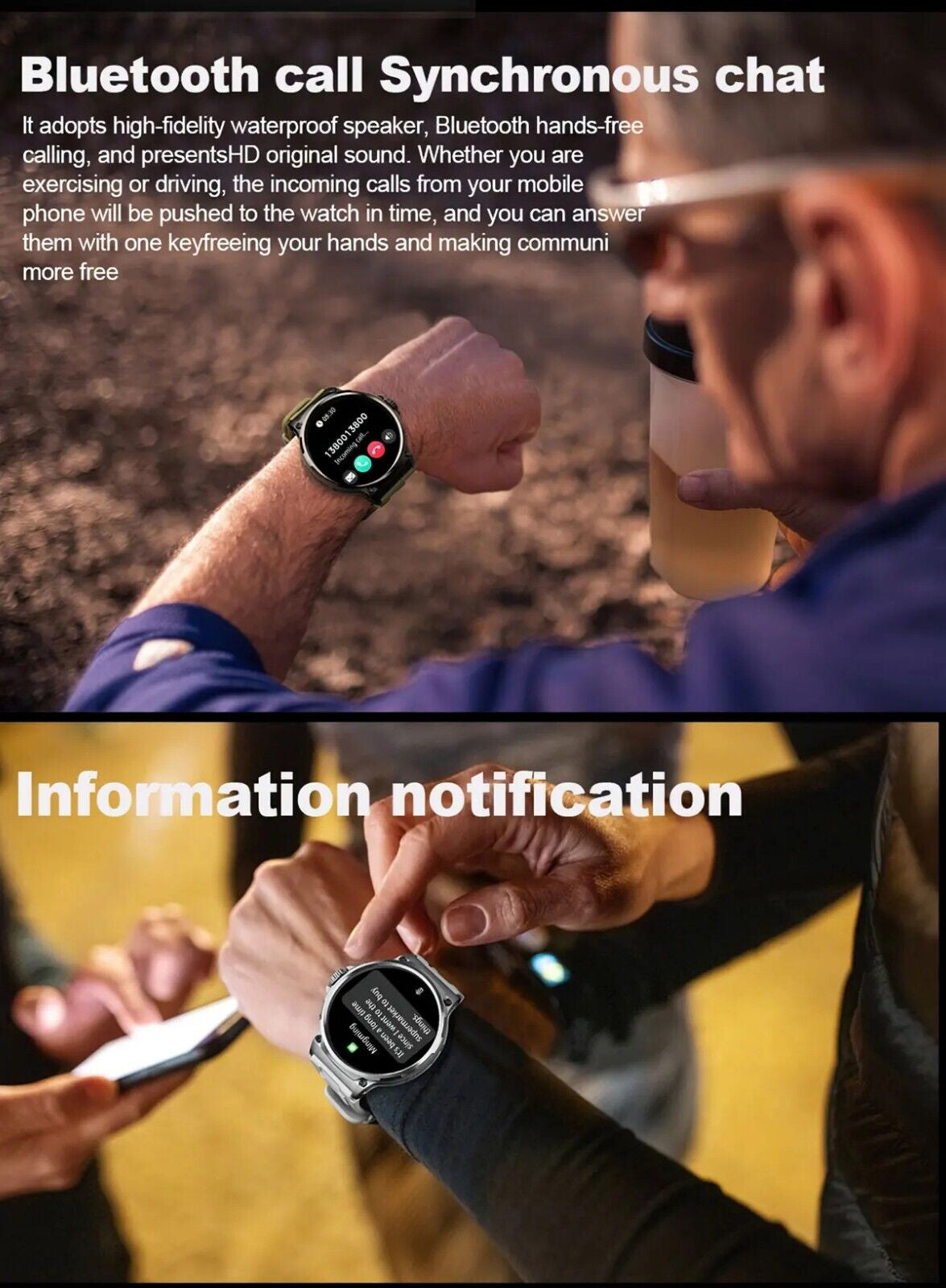 1.85-Inch Ultra HD Smartwatch with GPS, Bluetooth Calling, and Health Monitoring - Ideal Gift for Fitness Enthusiasts
