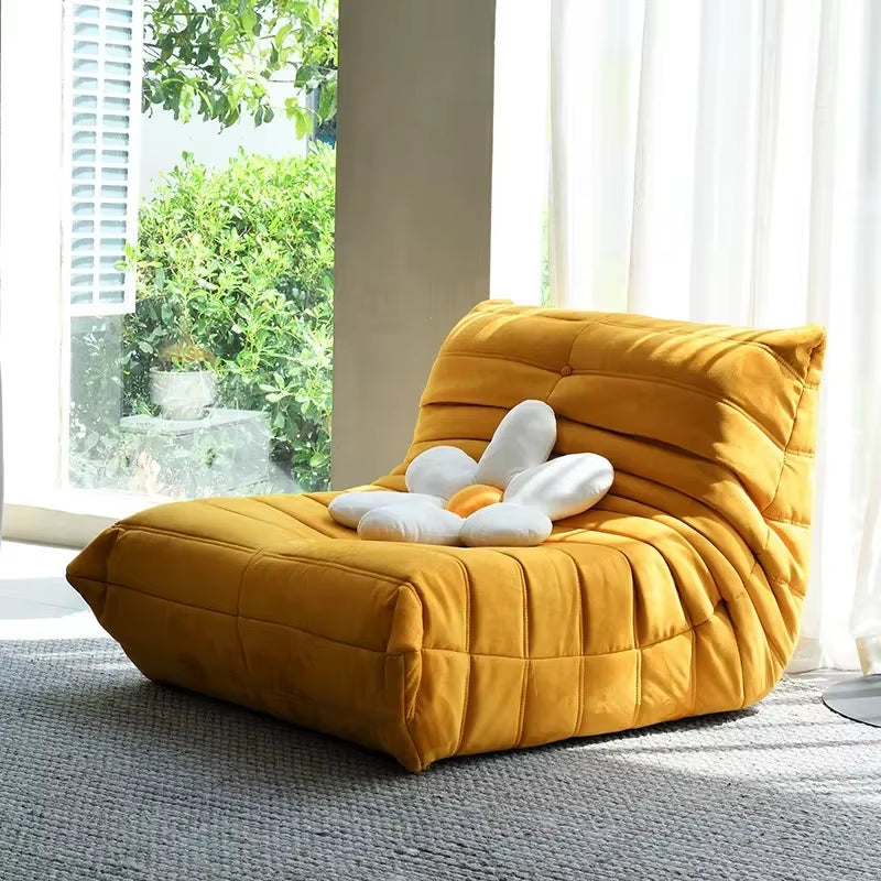 Stylish Caterpillar Recliner Sofa - Perfect for Living Room, Balcony, and Relaxation