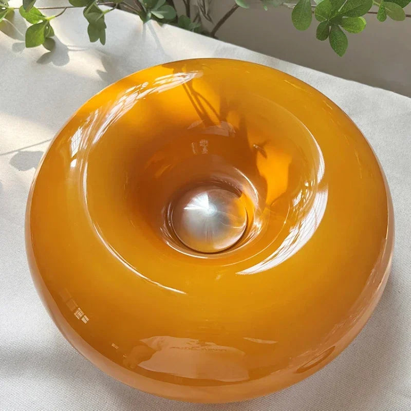 Nordic Modern Donut Wall Lamp Bauhaus Retro Living Room TV Wall Lamp Bedroom Bedside Lamp Atmosphere Wall Light Atmosphere Decor