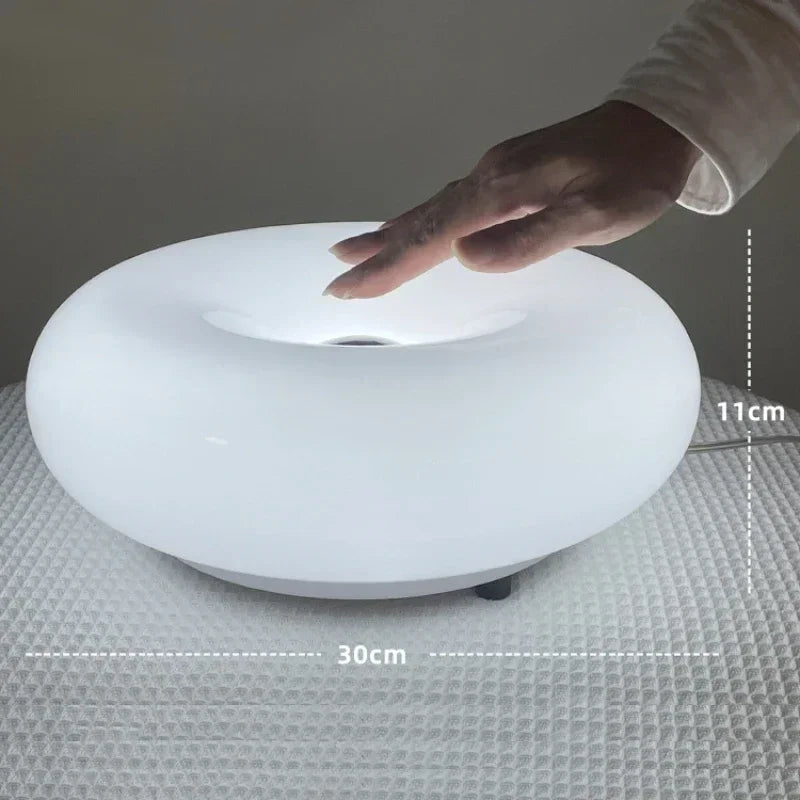 Nordic Modern Donut Wall Lamp Bauhaus Retro Living Room TV Wall Lamp Bedroom Bedside Lamp Atmosphere Wall Light Atmosphere Decor